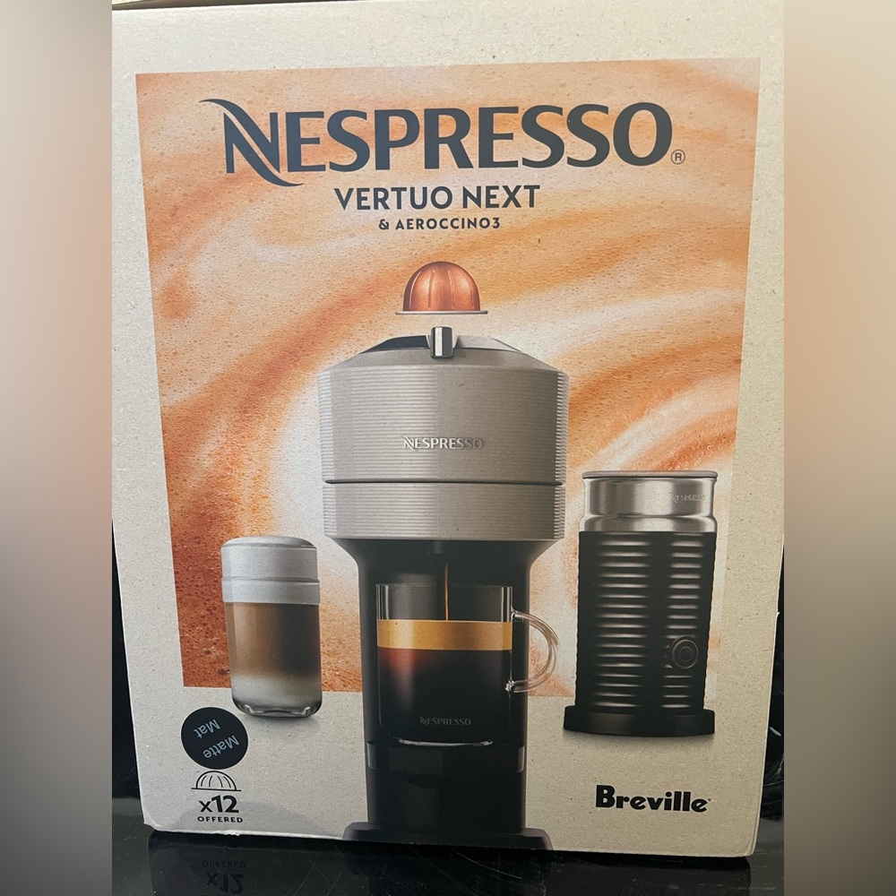 New Vertuo Next Matte Black Aeroccino Frother Limited Edition